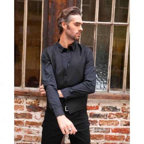 Сорочка чоловіча NeoBlu Blaise колір чорний 03182309