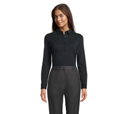 Сорочка жіноча NeoBlu Balthazar колір чорний 03199309