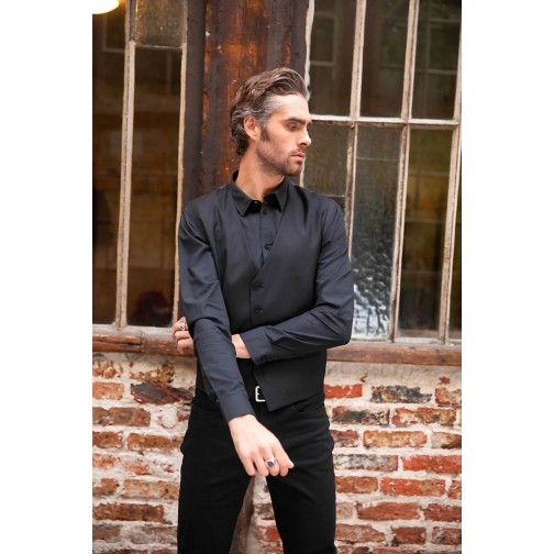 Сорочка чоловіча NeoBlu Blaise колір чорний 03182309