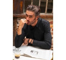 Сорочка чоловіча NeoBlu Blaise колір чорний 03182309