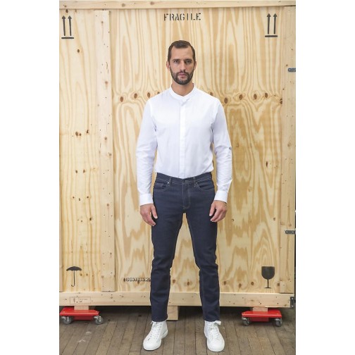 Сорочка чоловіча NeoBlu Bart колір чорний 03792309