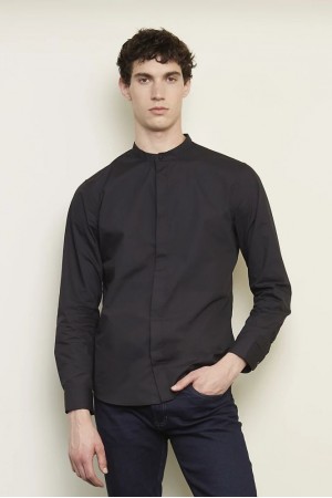 Сорочка чоловіча NeoBlu Bart колір чорний 03792309