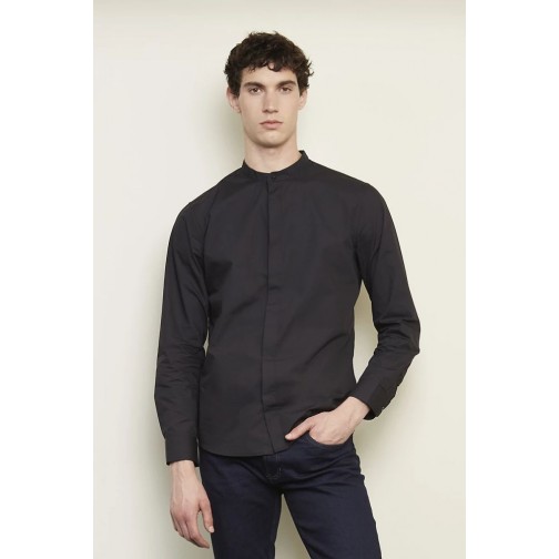 Сорочка чоловіча NeoBlu Bart колір чорний 03792309