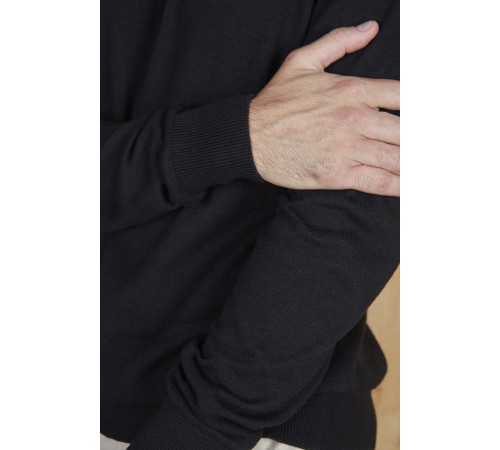 Лонгслів поло NeoBlu Stefan колір чорний 03986309