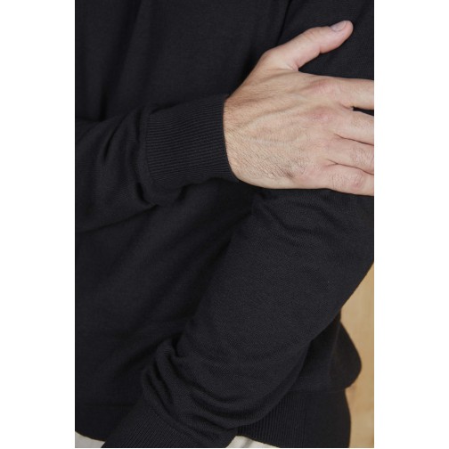 Лонгслів поло NeoBlu Stefan колір чорний 03986309