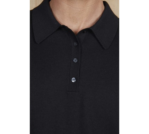 Лонгслів поло NeoBlu Stefan колір чорний 03986309