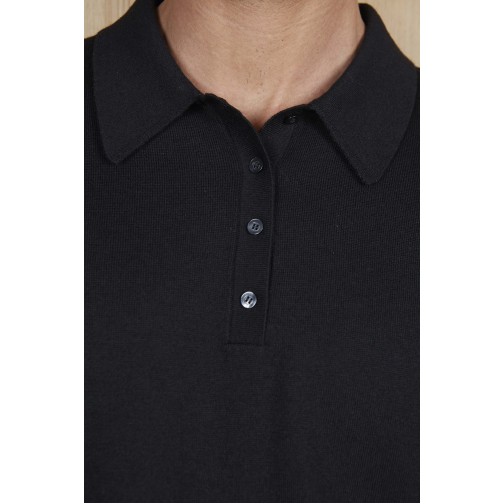 Лонгслів поло NeoBlu Stefan колір чорний 03986309