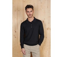 Лонгслів поло NeoBlu Stefan колір чорний 03986309