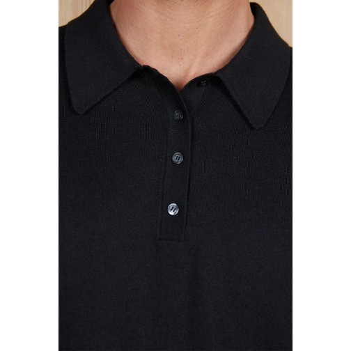 Лонгслів поло NeoBlu Stefan колір чорний 03986309