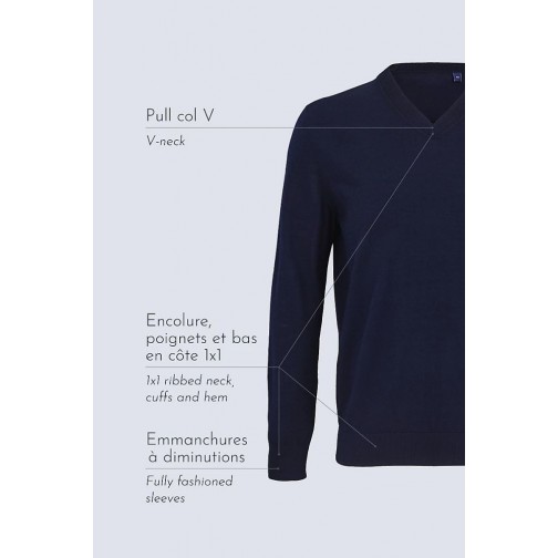 Пуловер чоловічий NeoBlu Sullivan колір синій 03987603