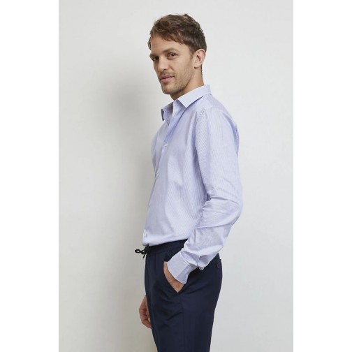 Сорочка чоловіча NeoBlu Baptiste колір блакитний 04338606