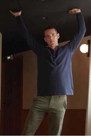 Лонгслів поло NeoBlu Owen LSL колір синій 04396603