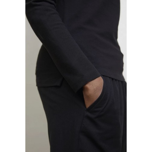 Лонгслів поло NeoBlu Owen LSL колір чорний 04397309