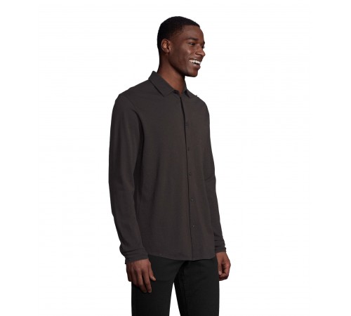 Сорочка чоловіча NeoBlu Basile колір чорний 03777309