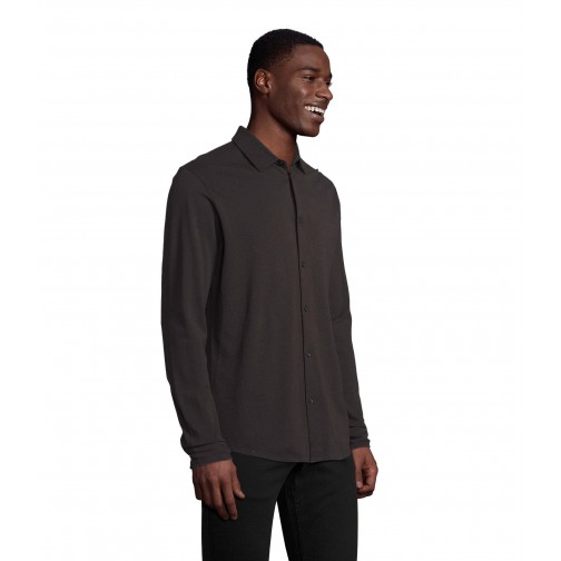 Сорочка чоловіча NeoBlu Basile колір чорний 03777309