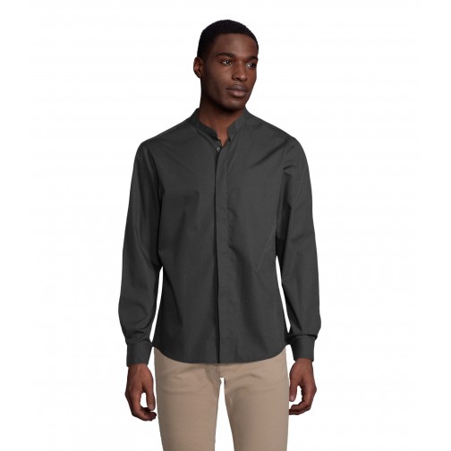 Сорочка чоловіча NeoBlu Bart колір чорний 03792309