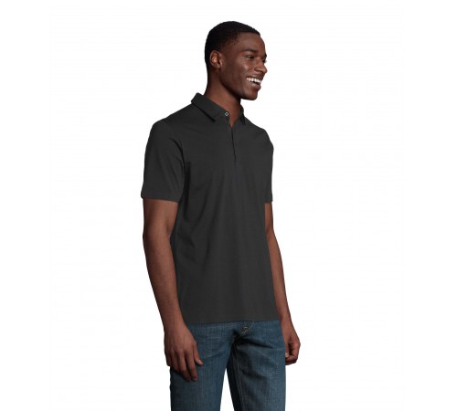 Футболка поло чоловіча NeoBlu Relax Oscar колір чорний 03933309