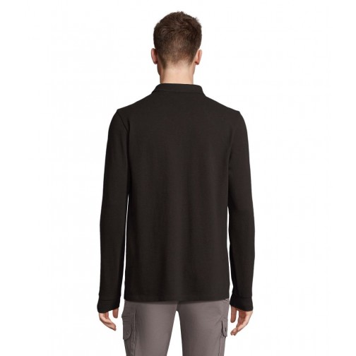 Лонгслів поло NeoBlu Owen LSL колір чорний 04396309