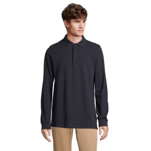 Лонгслів поло NeoBlu Owen LSL колір синій 04396603