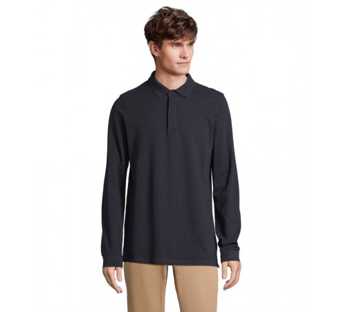 Лонгслів поло NeoBlu Owen LSL колір синій 04396603