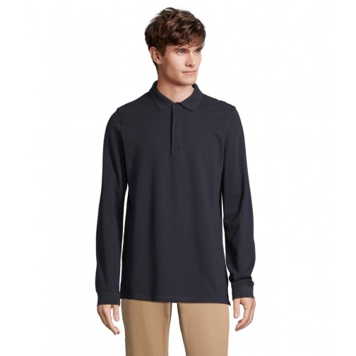 Лонгслів поло NeoBlu Owen LSL колір синій 04396603