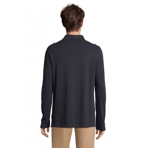 Лонгслів поло NeoBlu Owen LSL колір синій 04396603