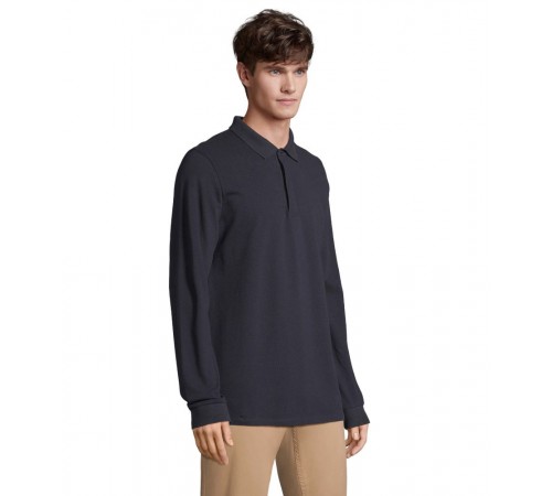 Лонгслів поло NeoBlu Owen LSL колір синій 04396603