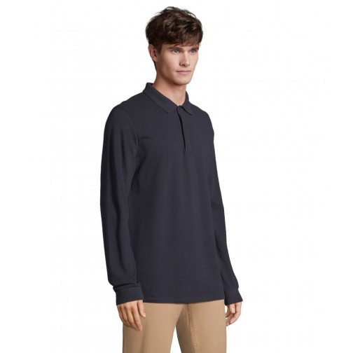 Лонгслів поло NeoBlu Owen LSL колір синій 04396603