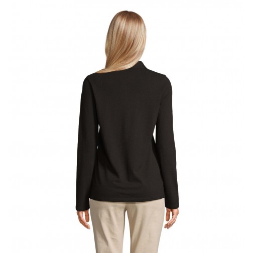 Лонгслів поло NeoBlu Owen LSL колір чорний 04397309