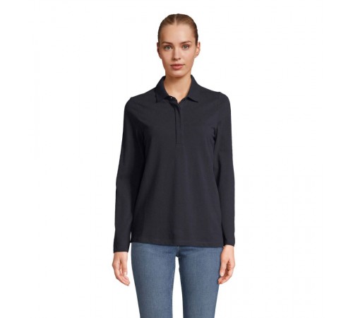 Лонгслів поло NeoBlu Owen LSL колір синій 04397603