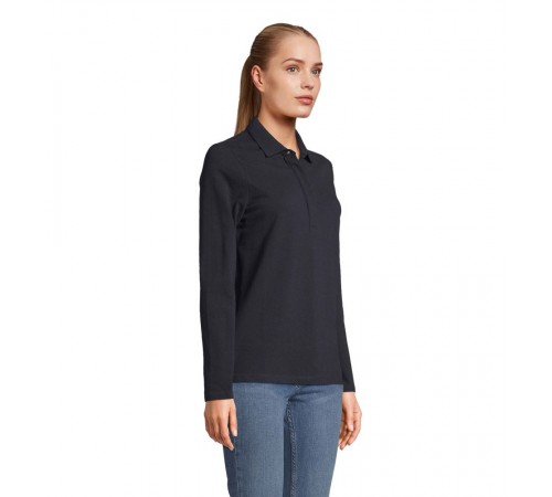 Лонгслів поло NeoBlu Owen LSL колір синій 04397603